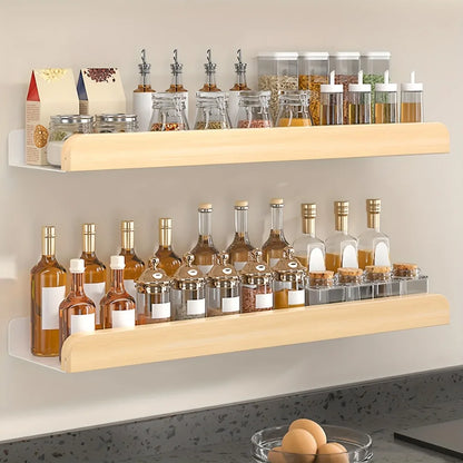1PC Wall Mounted Shelf No Drilling Bathroom Storage Organizer for Shampoo Home Hotel Use Bathroom Accessories Floating Shelf - https://mohammadcollection.com