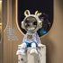 Astronaut Rabbit Sitting Desk Decoration Nordic Luxury Living Room Entrance TV Cabinet Decorative Figurines Housewarming Gift - 𝕄𝕮 𝕋𝕙𝕖 𝔹𝕝𝕒𝕔𝕜 𝔻𝕚𝕒𝕞𝕠𝕟𝕕
