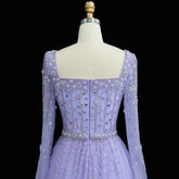 MC BRAND luxury pink Dubai evening dress featuring elegant fabric and intricate design, perfect for formal occasions.