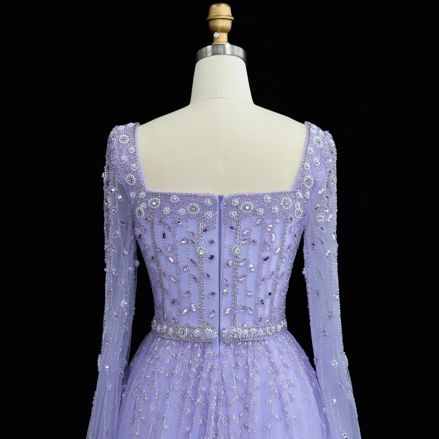 MC BRAND luxury pink Dubai evening dress featuring elegant fabric and intricate design, perfect for formal occasions.