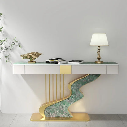 MC Midcentury Metal Console Table Modern