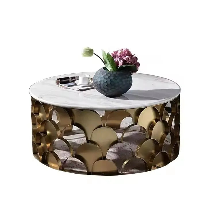 Modern fish scale stainless steel luxury glass coffee table by 𝕄𝕔 𝕋𝕙𝕖 𝔹𝕝𝕒𝕔𝕜 𝔻𝕚𝕒𝕞𝕠�