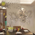Kitchen wall stickers from Mc The Black Diamonds, muralist design, featuring decorative black diamonds for bedroom TV background.
