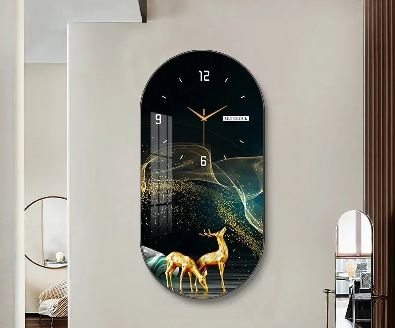 Nordic luxury wall clock by 𝕄𝕔 𝕋𝕙𝕖 𝔹𝕝𝕒𝕔𝕜 𝔻𝕚𝕒𝕞𝕠𝕟�