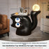 Creative Cute Cat Sofa Side Table Living Room Side Cabinet Floor-Standing Ornaments Black And White Simple Modern Resin Material - https://mohammadcollection.com
