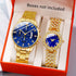 Couple alloy quartz watch men and women casual and fashionable watch clocks - https://mohammadcollection.com