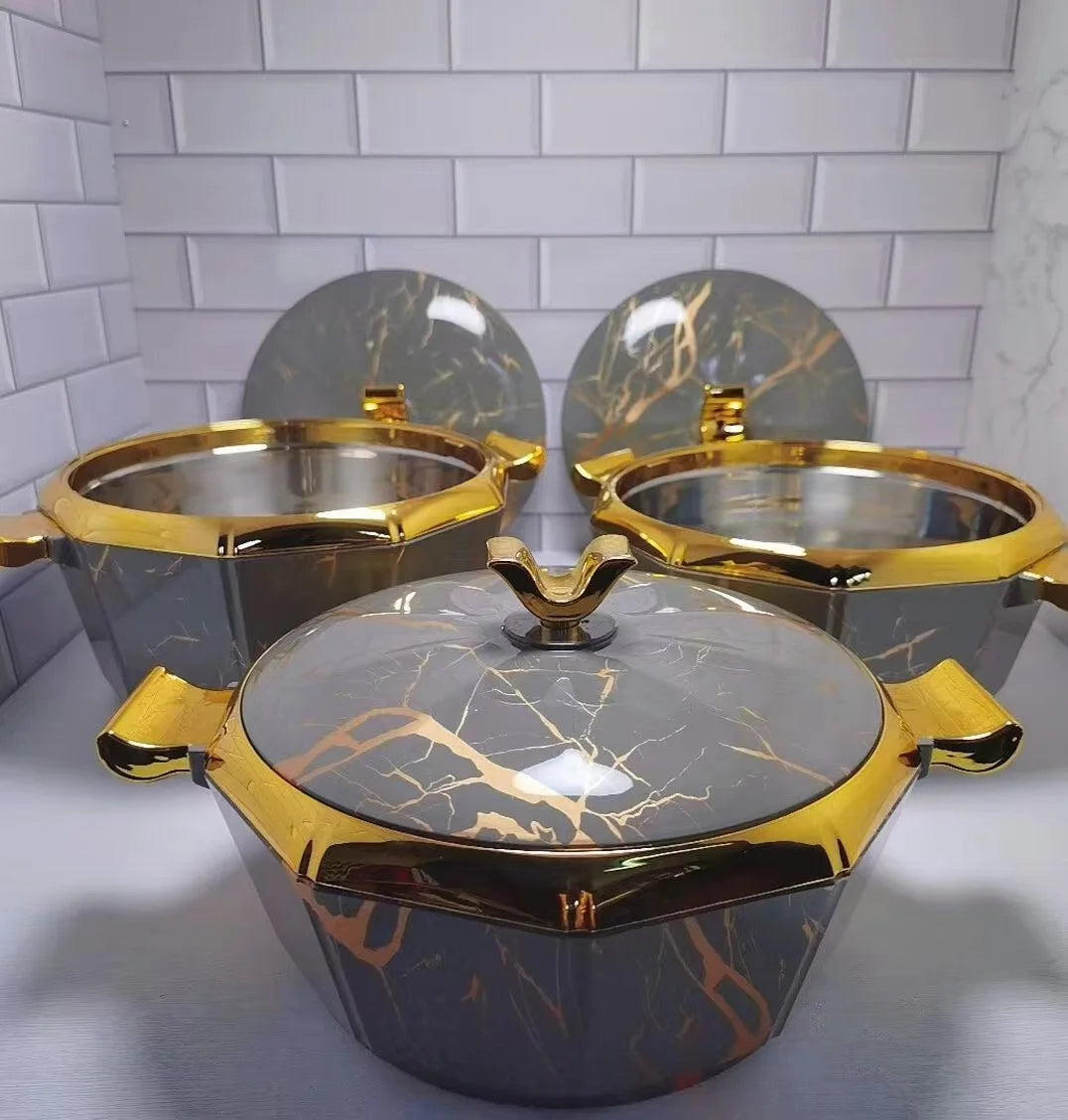 Design Food Warmer Casserole 3-piece set by 𝕄𝕮 𝕋𝕙𝕖 𝔹𝕝𝕒𝕔𝕜 𝔻𝕚𝕒𝕞�