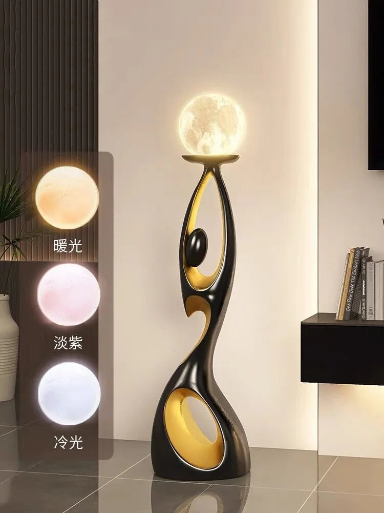 Resin abstract sculpture for living room decor by 𝕄𝕔 𝕋𝕙𝕖 𝔹𝕝𝕒𝕔𝕜 𝔻𝕚𝕒𝕞𝕠�