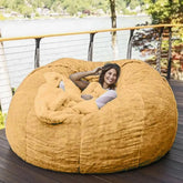MC THE BLACK DIAMOND Useful Sofa Bean Bag with flexible cover, showcasing a comfortable, versatile bean bag for living room seating.
