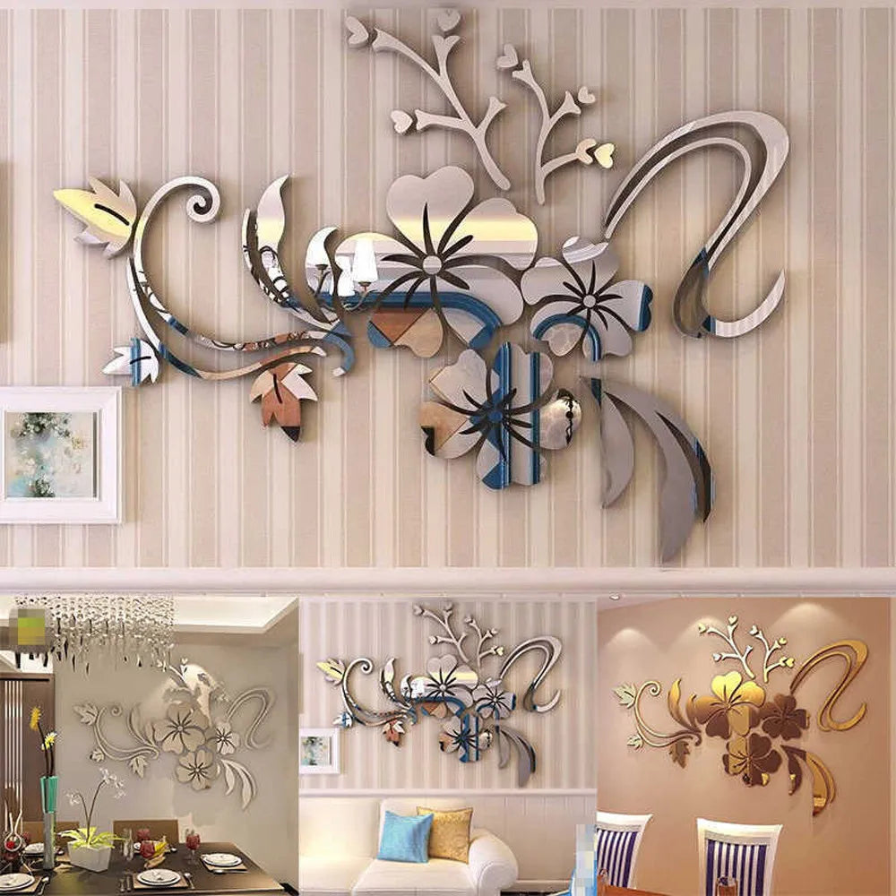 Kitchen wall stickers by MC The Black Diamonds, featuring muralist design for bedroom TV background decoration.