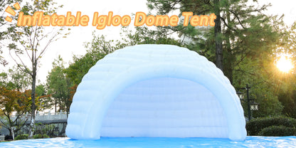 MC THE BLACK DIAMOND inflatable igloo dome tent, a pop-up air tent ideal for camping and outdoor adventures.