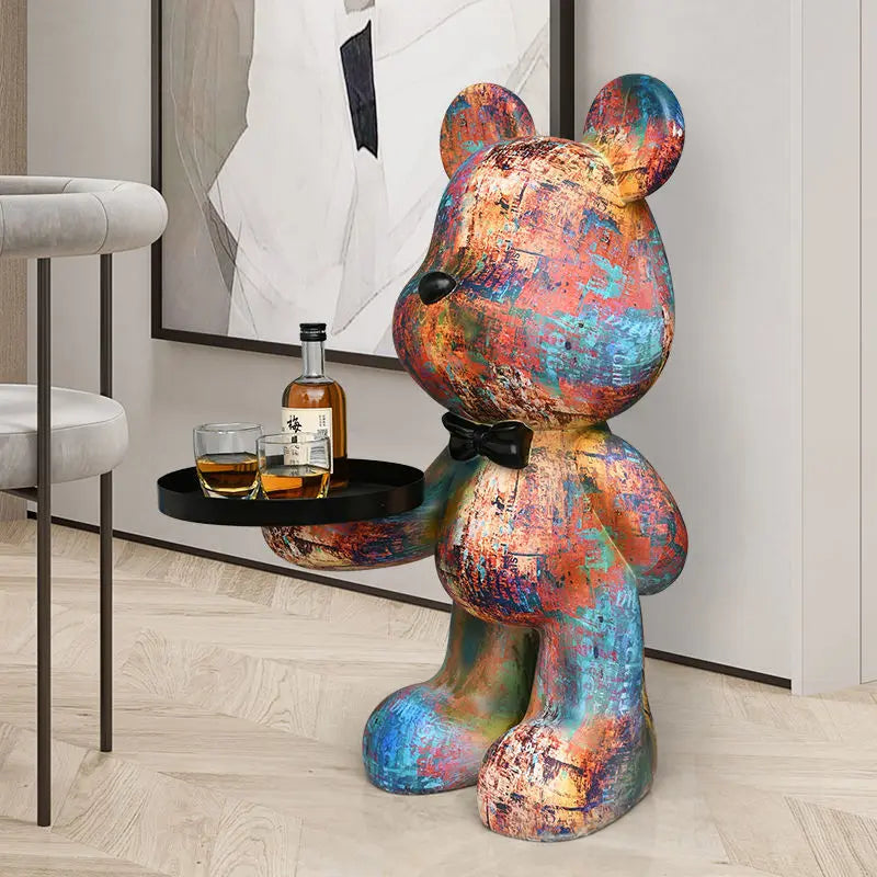 Creative doll bear figurine in soft decor style by 𝕄𝕔 𝕋𝕙𝕖 𝔹𝕝𝕒𝕔𝕜 𝔻𝕚𝕒𝕞𝕠�