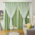 2 Panel Blue Romantic Sheer Girls Curtains Double-Layer Princess Curtains Hollow Stars Blackout Curtains Star Ins Gauze Curtains - https://mohammadcollection.com