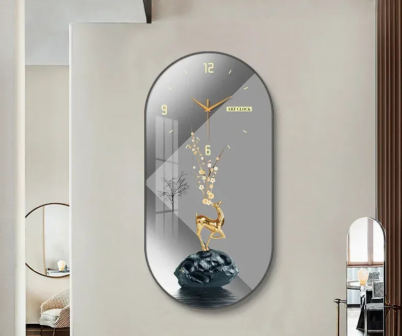 Nordic luxury wall clock by 𝕄𝕔 𝕋𝕙𝕖 𝔹𝕝𝕒𝕔𝕜 𝔻𝕚𝕒𝕞𝕠𝕟�