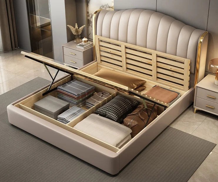 Modern king size upholstered bed frame by 𝕄𝕔 𝕋𝕙𝕖 𝔹𝕝𝕒𝕔𝕜 𝔻𝕚𝕒𝕞𝕠𝕟�