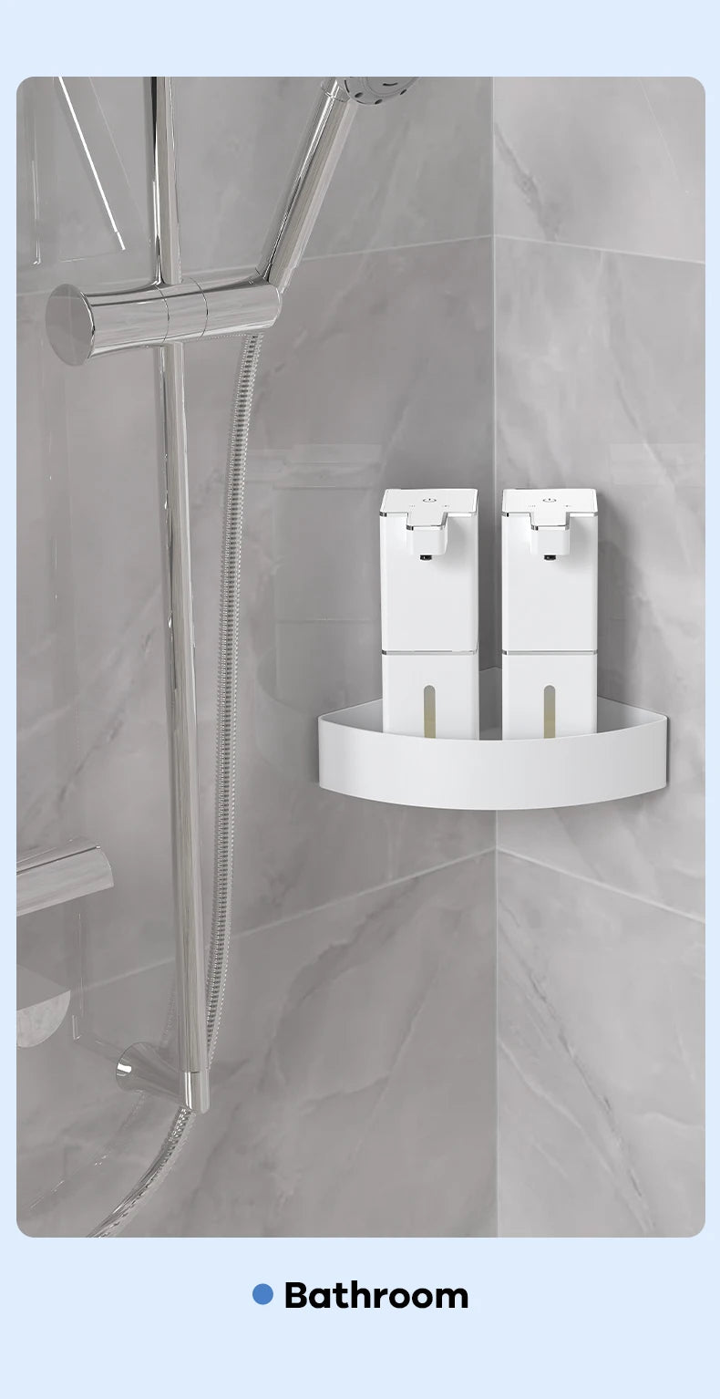 Wall-mounted MC THE BLACK DIAMOND touchless soap dispenser for bathroom or kitchen hand washing, sensor-operated and automatic.