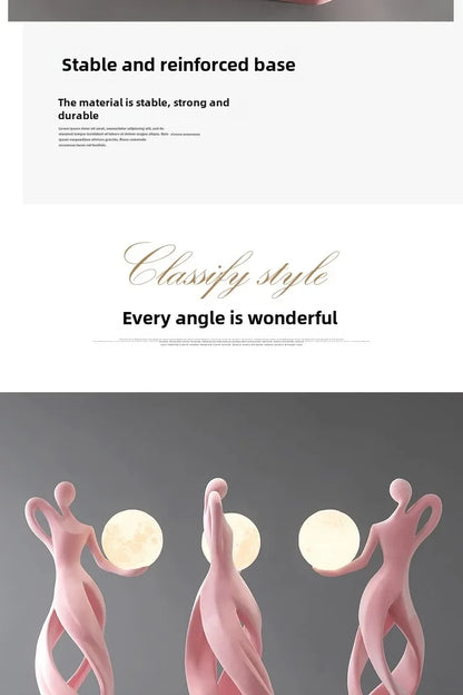 Creative Home Decor Flocking Art Statue Abstract Girl Figure Modern Indoor Luxury Living Room Porch Shine Decoration Sculpture - 𝕄𝕮 𝕋𝕙𝕖 𝔹𝕝𝕒𝕔𝕜 𝔻𝕚𝕒𝕞𝕠𝕟𝕕