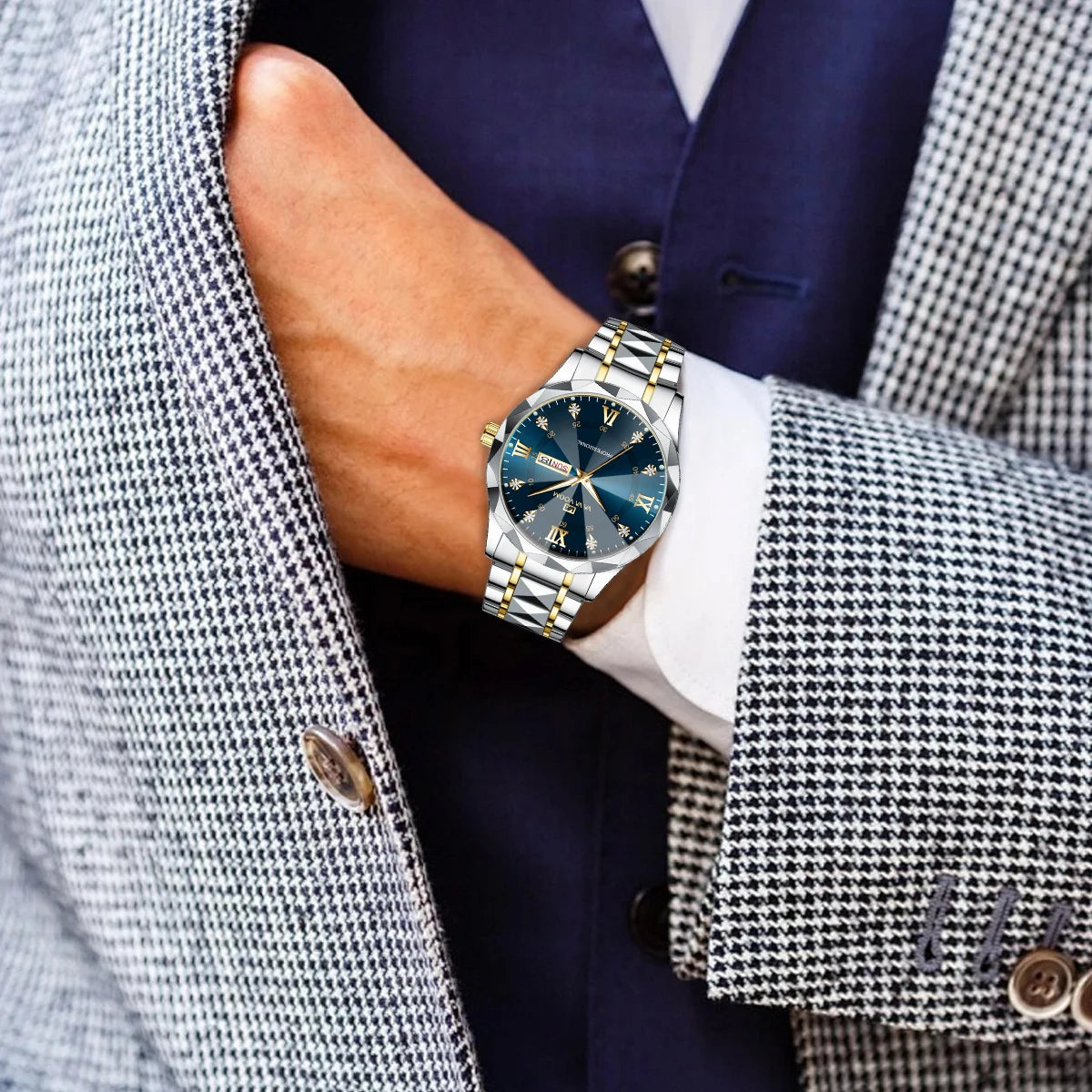 Men's luxury watch by 𝕄𝕔 𝕋𝕙𝕖 𝔹𝕝𝕒𝕔𝕜 𝔻𝕚𝕒𝕞𝕠𝕟𝕕