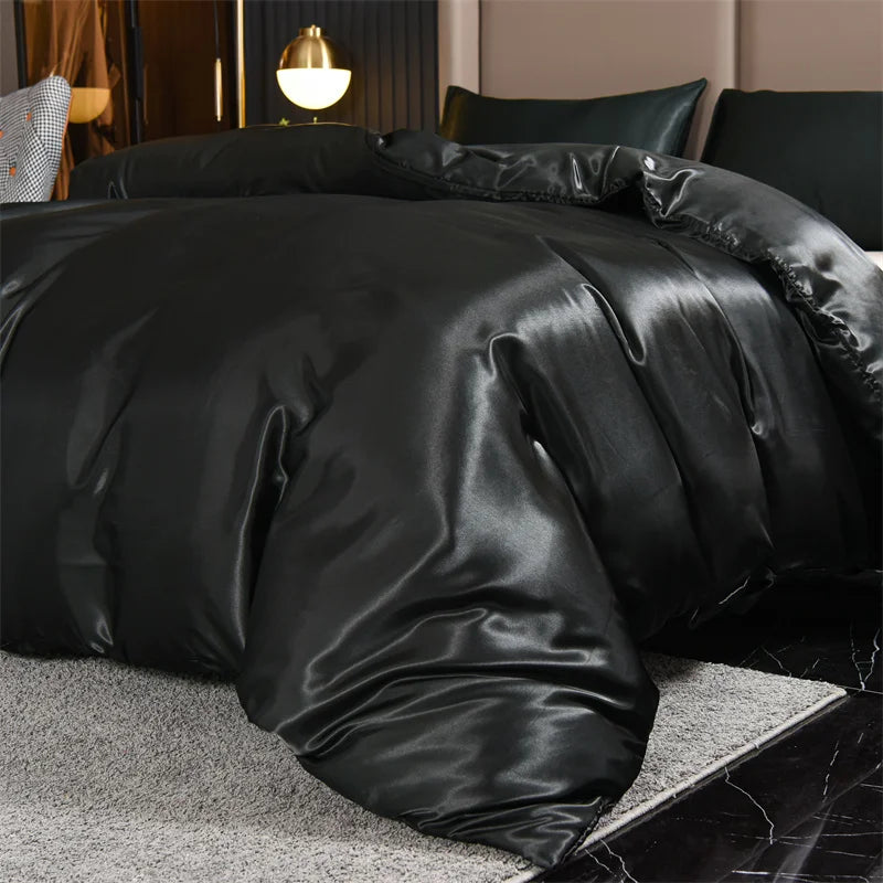 Set of three satin duvet cover bedding sets from 𝕄𝕔 𝕋𝕙𝕖 𝔹𝕝𝕒𝕔𝕜 𝔻𝕚𝕒𝕞𝕠�