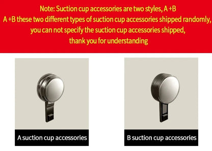 Non-Drill Bathroom Suction Cup Shelves for Washbasin and Vanity Storage - https://mohammadcollection.com