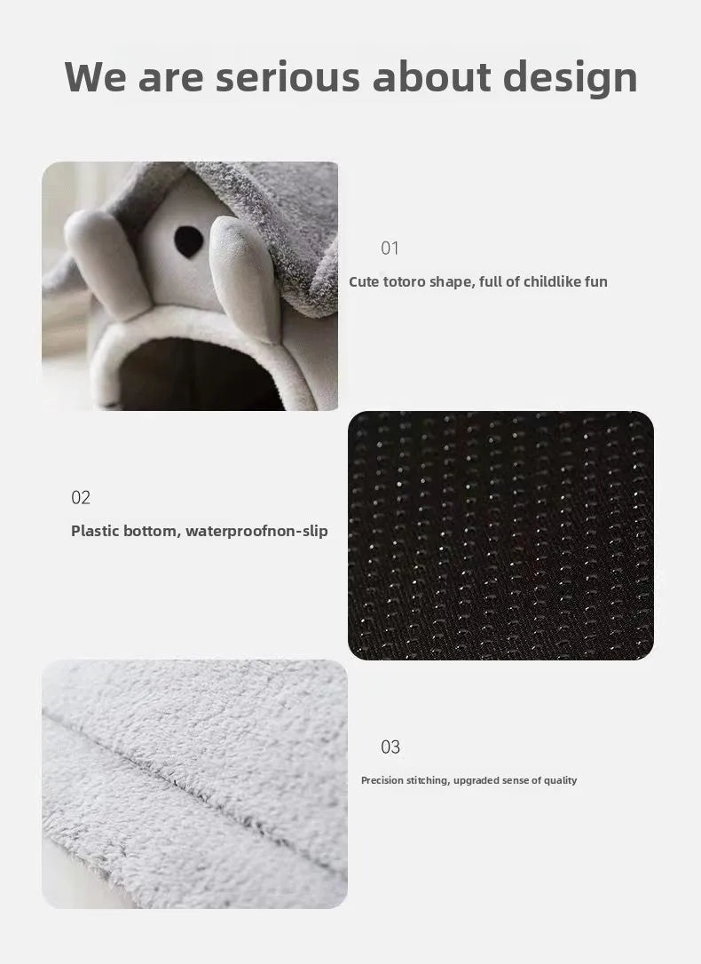 3kgFoldable Puppy House Small Dog Kennel Bed