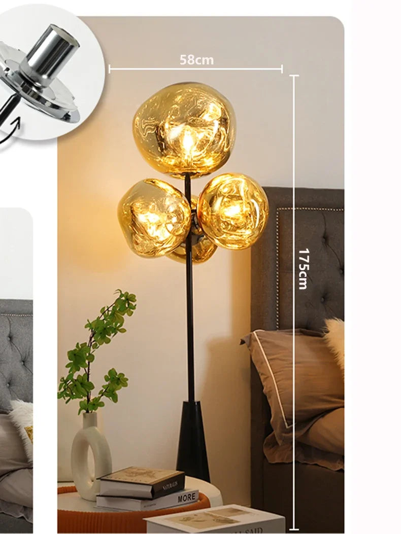 Luxury-simplified floor lamp by 𝕄𝕮 𝕋𝕙𝕖 𝔹𝕝𝕒𝕔𝕜 𝔻𝕚𝕒𝕞𝕠𝕟�