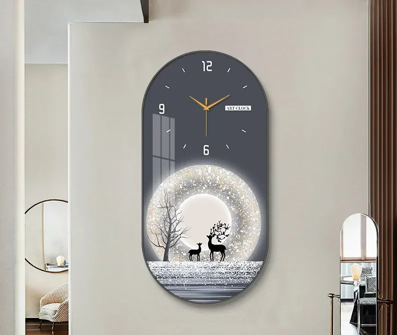 Nordic luxury Wall Clock by 𝕄𝕔 𝕋𝕙𝕖 𝔹𝕝𝕒𝕔𝕜 𝔻𝕚𝕒𝕞𝕠𝕟�