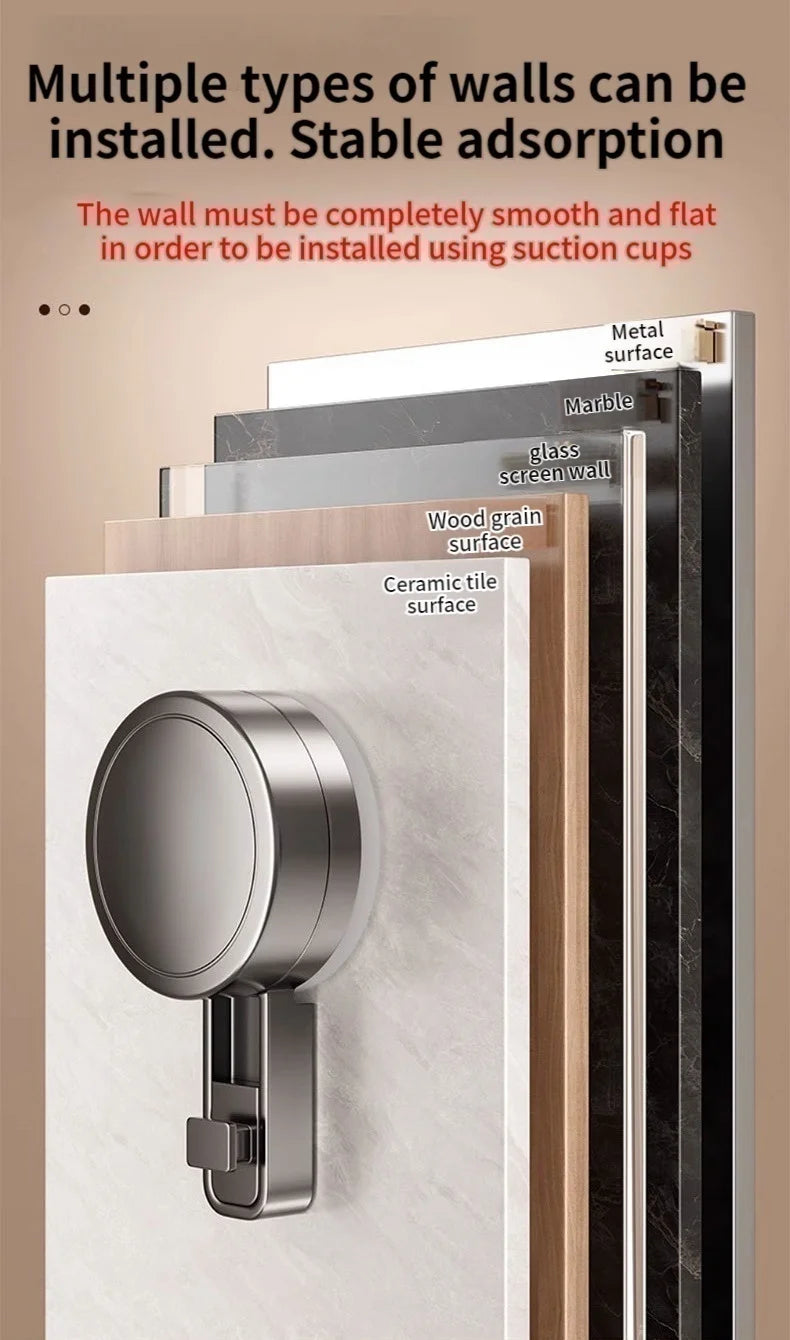 Non-drill bathroom suction cup rack by 𝕄𝕔 𝕋𝕙𝕖 𝔹𝕝𝕒𝕔𝕜 𝔻𝕚𝕒𝕞𝕠𝕟
