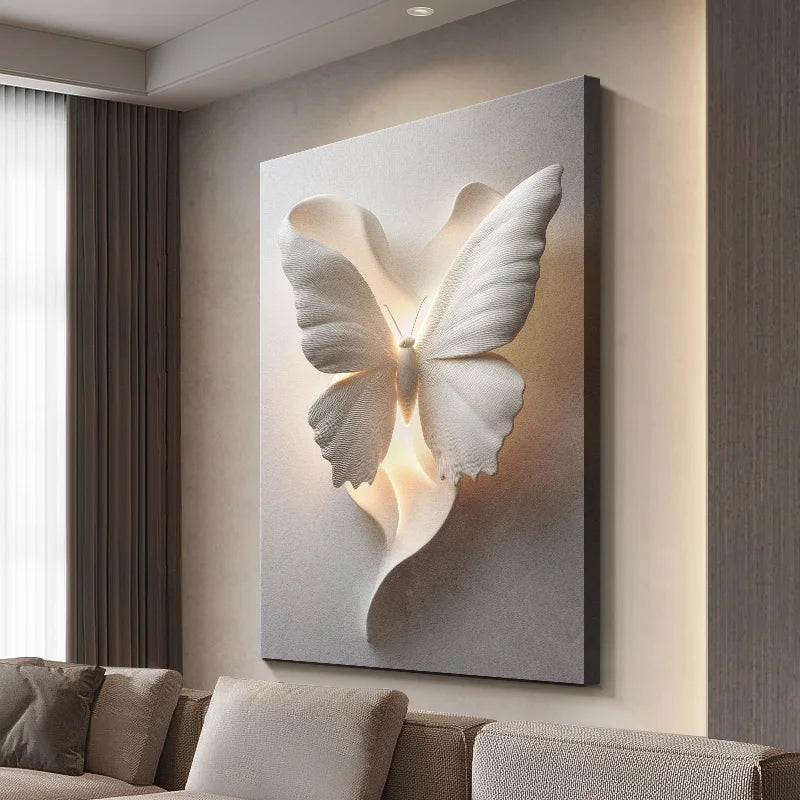 MC THE BLACK DIAMOND premium butterfly wall light fixture for living rooms, featuring elegant butterfly-shaped design and warm illumination.