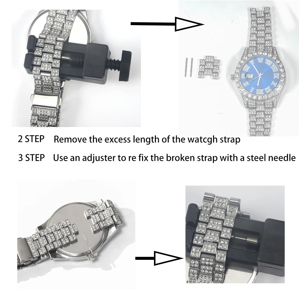 Set of three men's silver watches by 𝕄𝕔 𝕋𝕙𝕖 𝔹𝕝𝕒𝕔𝕜 𝔻𝕚𝕒𝕞𝕠𝕟�