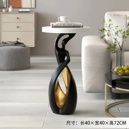 Modern Abstract Art Ornaments, Furniture, Light Luxury Living Room Coffee Table, Sofas Side Table, Corner Table, Bedside Table - 𝕄𝕮 𝕋𝕙𝕖 𝔹𝕝𝕒𝕔𝕜 𝔻𝕚𝕒𝕞𝕠𝕟𝕕