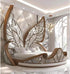 Princess  Butterfly Bed Villa Solid wood 2m bed 15 high French luxury bed bedroom custom - https://mohammadcollection.com