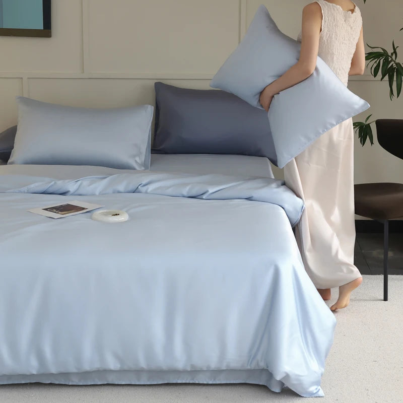 MC Collection 100% Mulberry Silk Bedding Set from 𝕄𝕔 𝕋𝕙𝕖 𝔹𝕝𝕒𝕔𝕜 𝔻𝕚𝕒𝕞𝕠