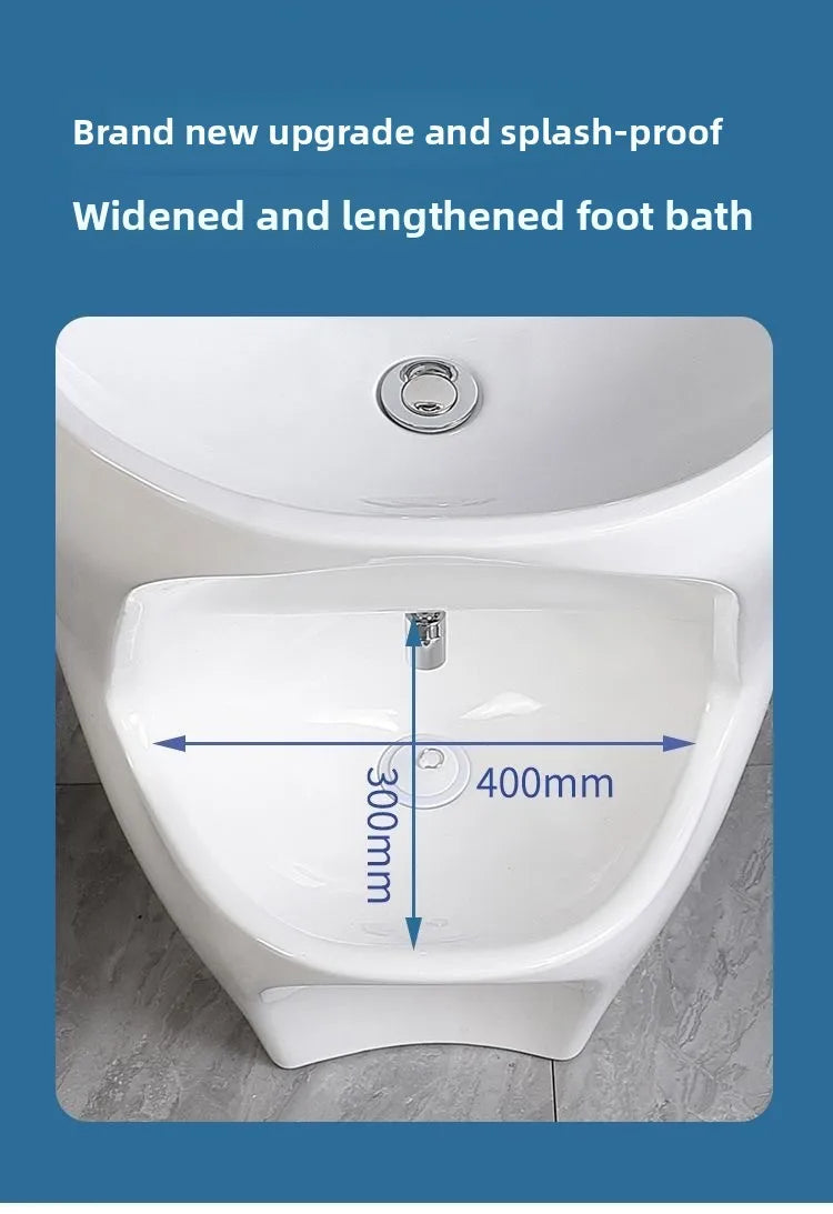 Wudu Basin Ceramic Wall Mounted Basin Floor Standing Footbath  Muslim Wudu Foot Wash Basin - 𝕄𝕮 𝕋𝕙𝕖 𝔹𝕝𝕒𝕔𝕜 𝔻𝕚𝕒𝕞𝕠𝕟𝕕