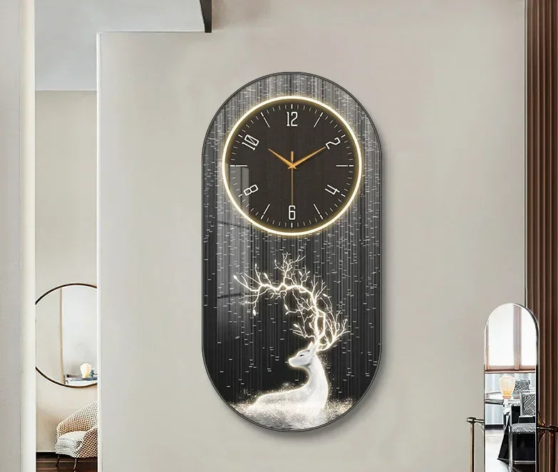Nordic luxury wall clock by 𝕄𝕔 𝕋𝕙𝕖 𝔹𝕝𝕒𝕔𝕜 𝔻𝕚𝕒𝕞𝕠𝕟�