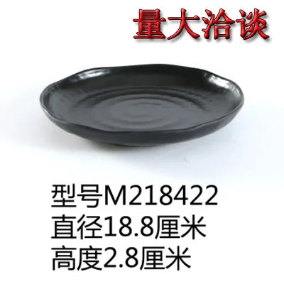 Black melamine bone plate from 𝕄𝕔 𝕋𝕙𝕖 𝔹𝕝𝕒𝕔𝕜 𝔻𝕚𝕒𝕞𝕠𝕟�