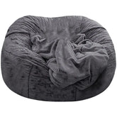 MC THE BLACK DIAMOND Useful Sofa Bean Bag cover, flexible and soft fabric with a modern design for comfortable seating.