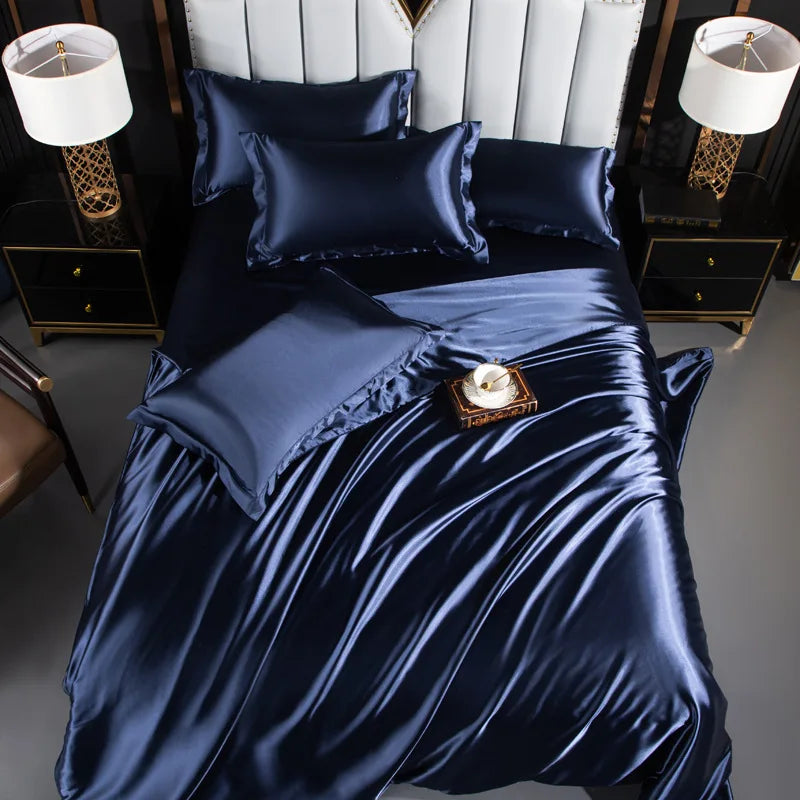 A/B double-sided color bedding set by 𝕄𝕔 𝕋𝕙𝕖 𝔹𝕝𝕒𝕔𝕜 𝔻𝕚𝕒𝕞𝕠𝕟