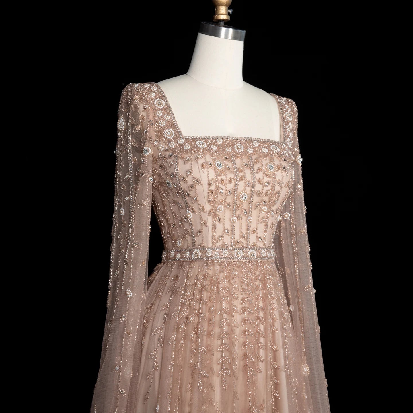 MC Luxury Pink Dubai Evening Dress