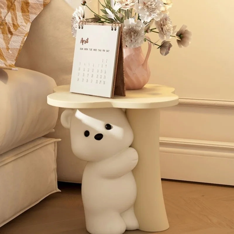 Large Cute Bear Floor Decor - Made of Polymer Material, Requires No Electricity, Perfect for Living Room, Sofa Side Table - https://mohammadcollection.com